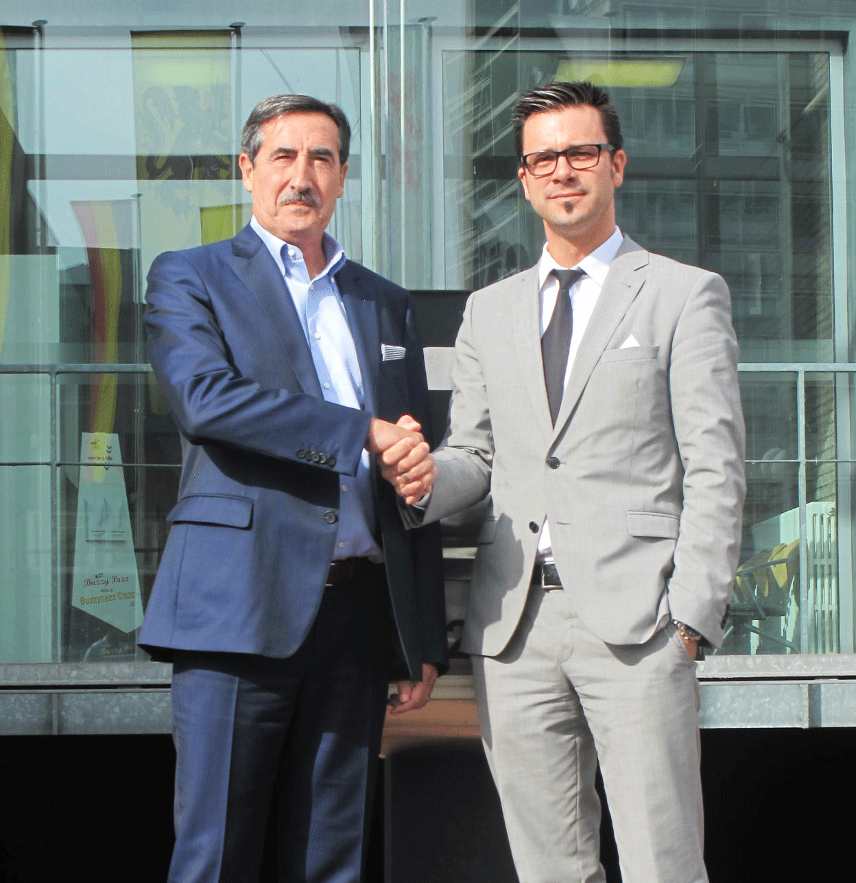 André Knaepen (Cegeka) en Ben Lamberechts (Hogeschool PXL)