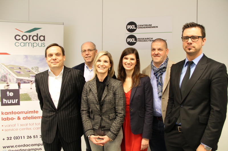 Stijn Bijnens, Patrick Kestens, Evi Knuts, Karen Ruelens, Jean-Pierre Segers en Ben Lambrechts
