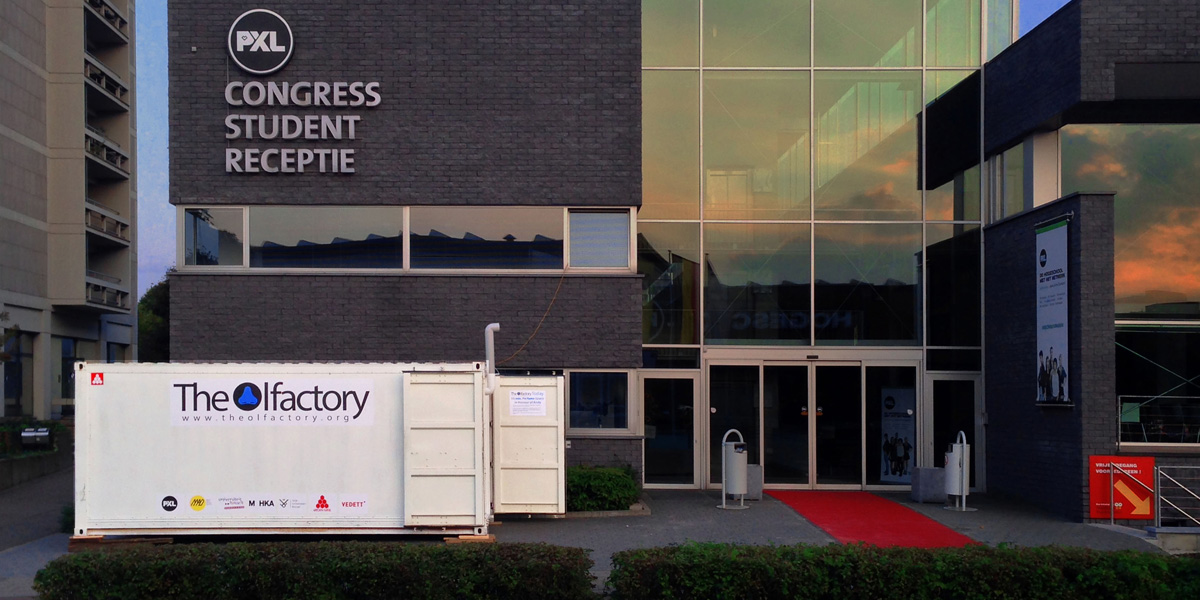 Container van The Olfactory voor PXL-Congress
