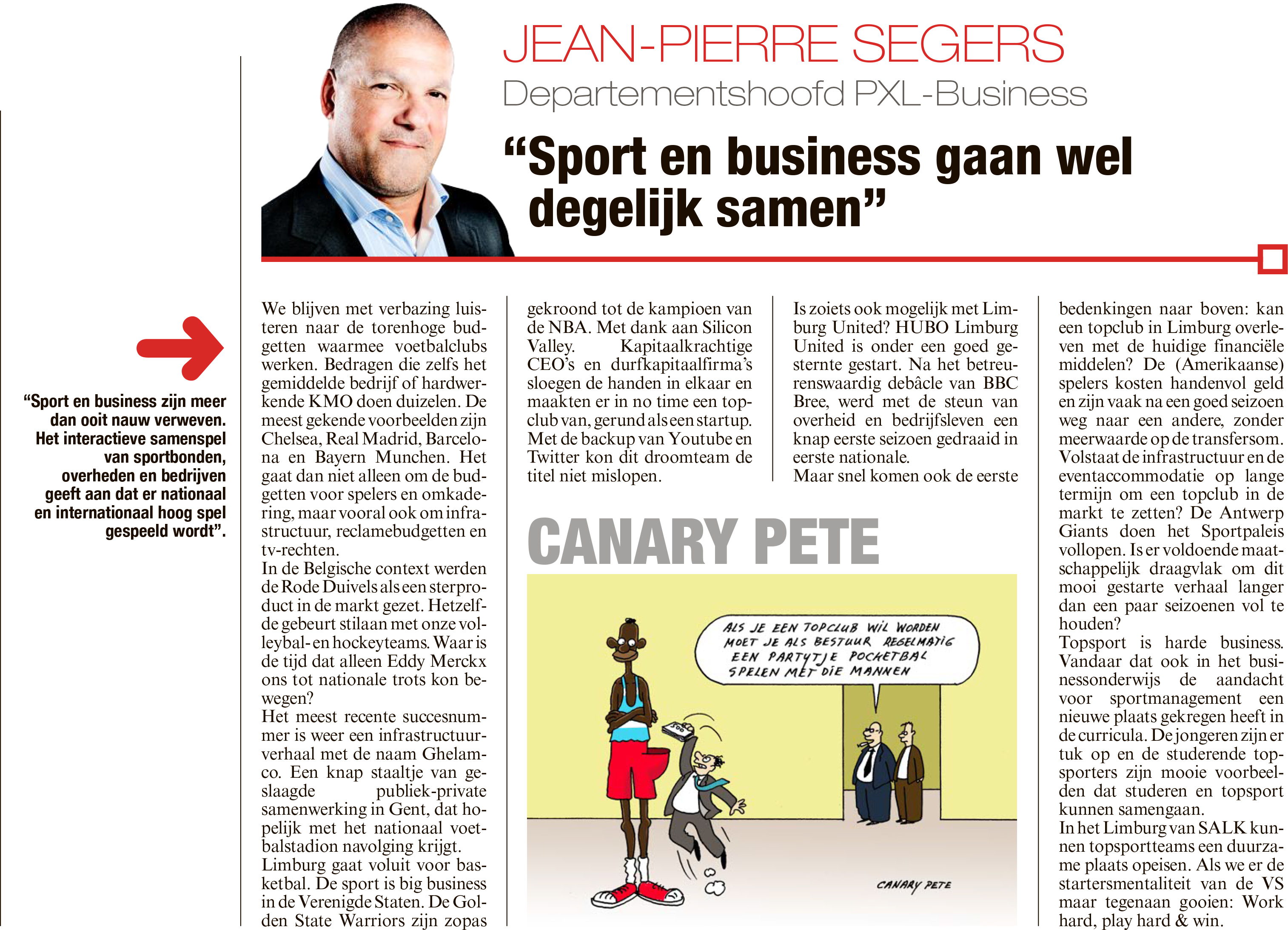 Opinie door Jean-Pierre Segers