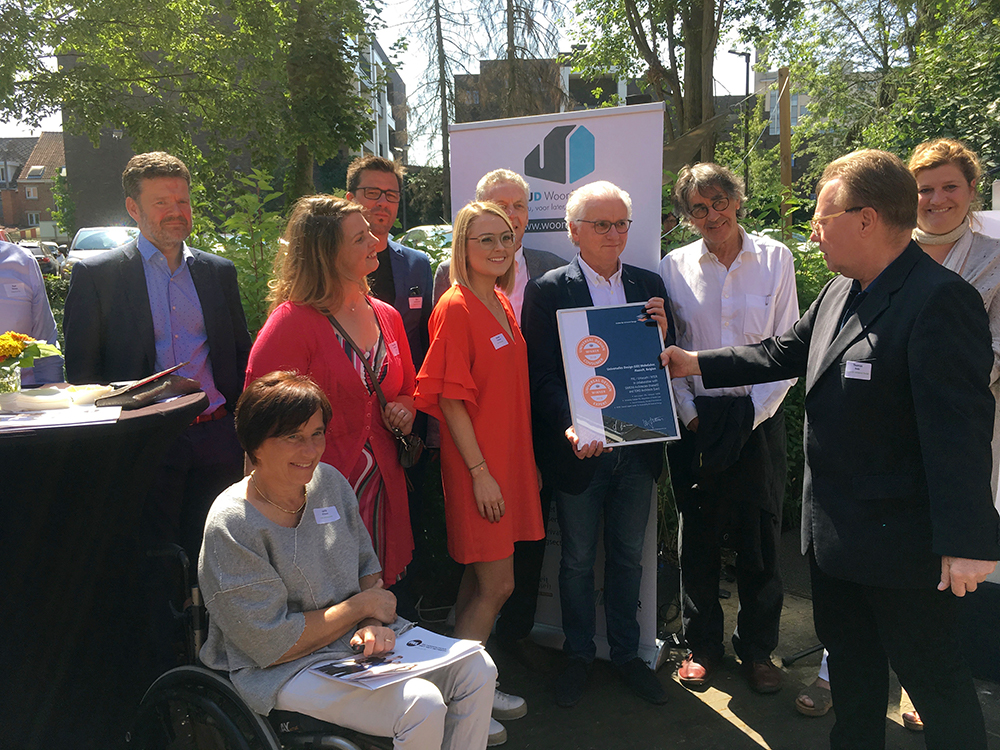 Overhandiging van de award