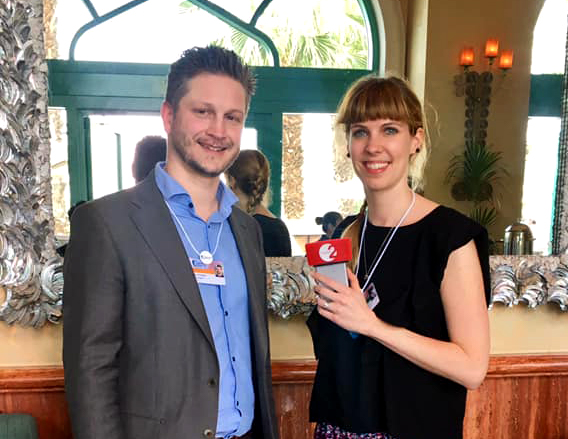 Koen Timmers (PXL) en Leen Paredis (Radio 2)